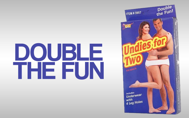 Illustrative example of two person underwear