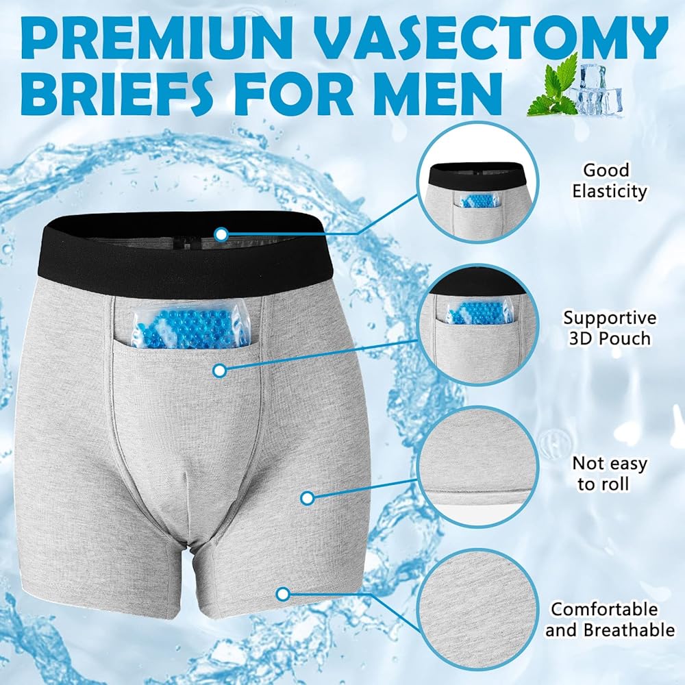 Illustrative example of underwear for post vasectomy