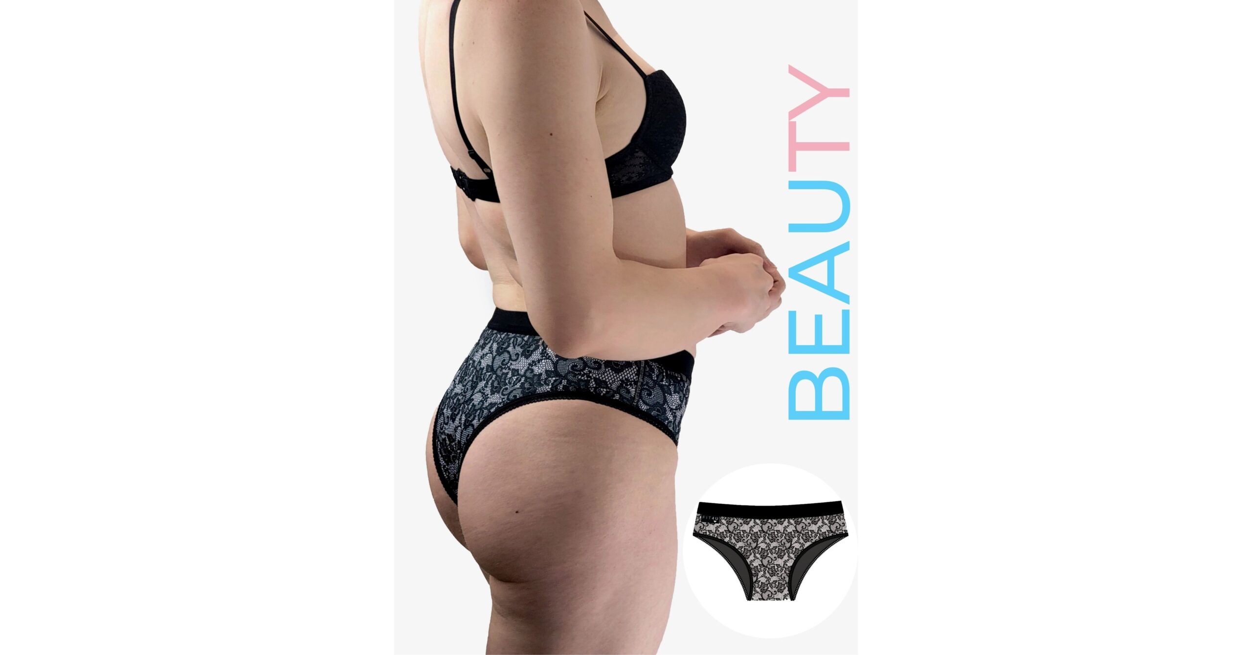 Illustrative example of underwear for transgender women