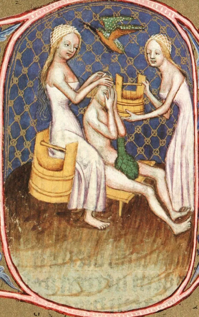 Illustrative example of underwear middle ages