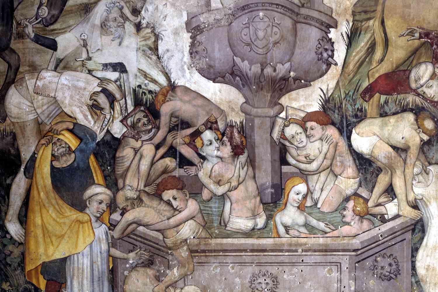 Illustrative example of underwear middle ages