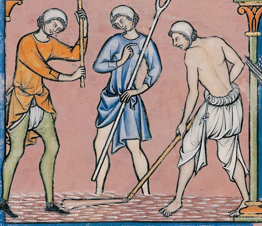 Illustrative example of underwear middle ages