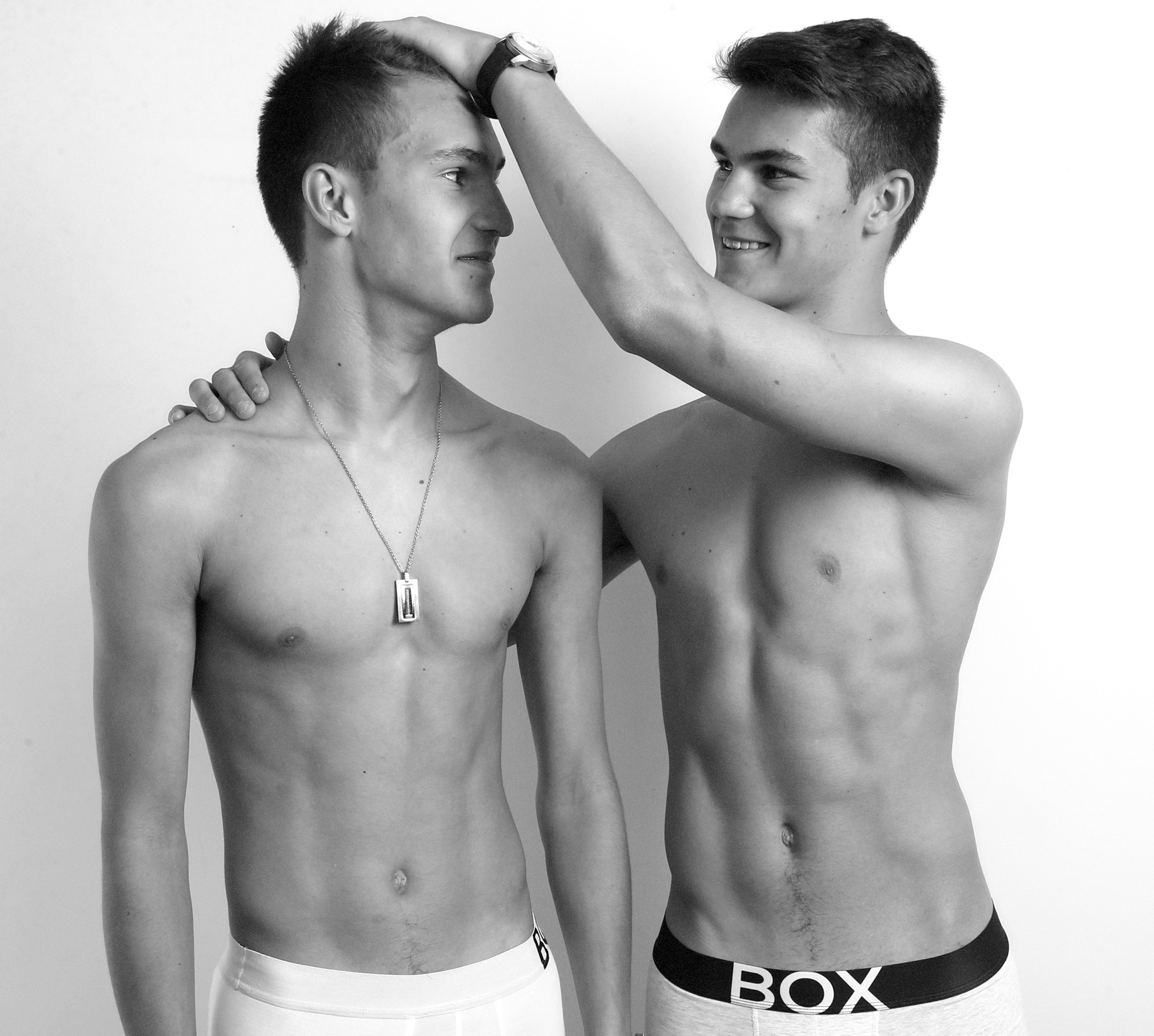 Illustrative example of underwear modeling