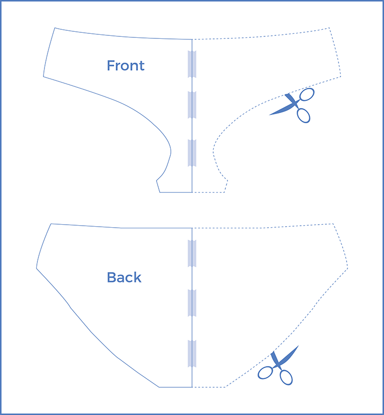 Illustrative example of underwear pattern