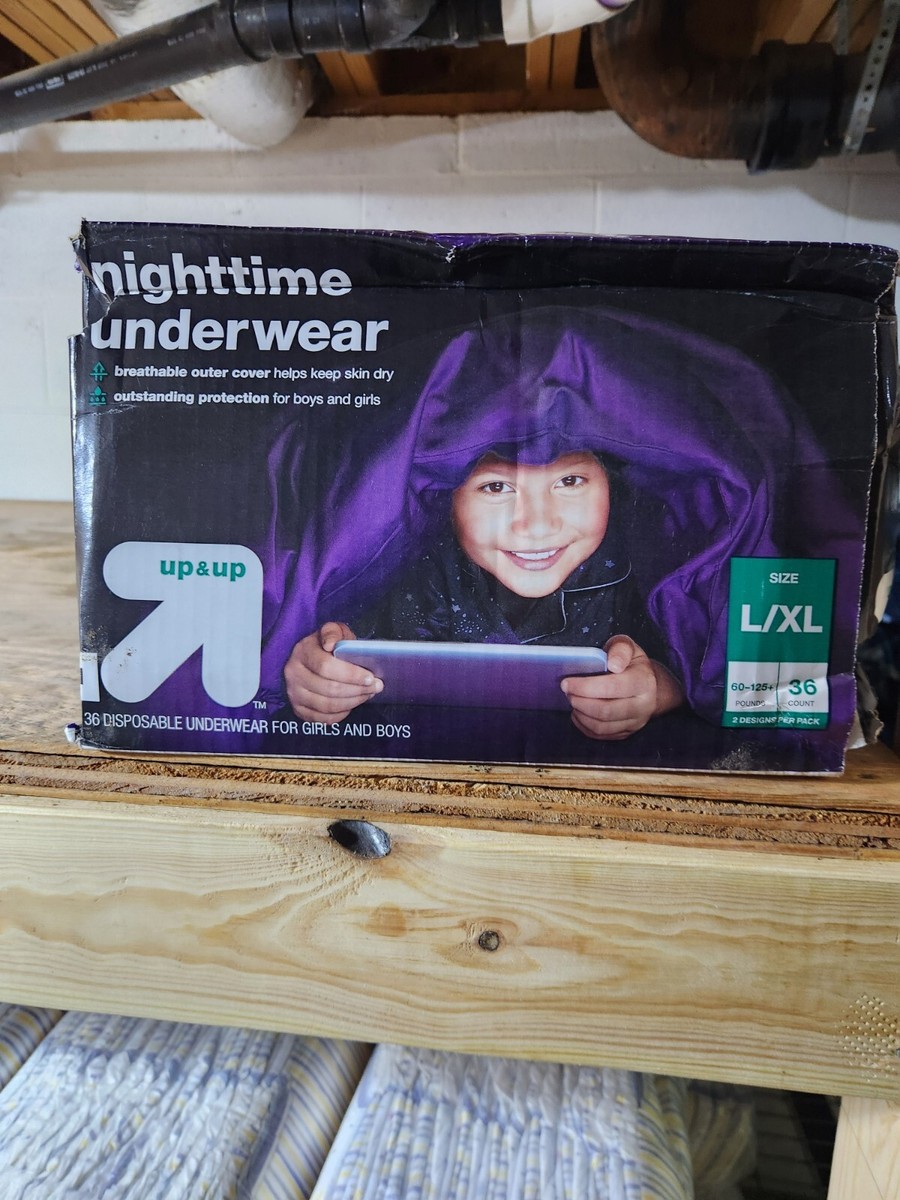Illustrative example of up & up nighttime underwear