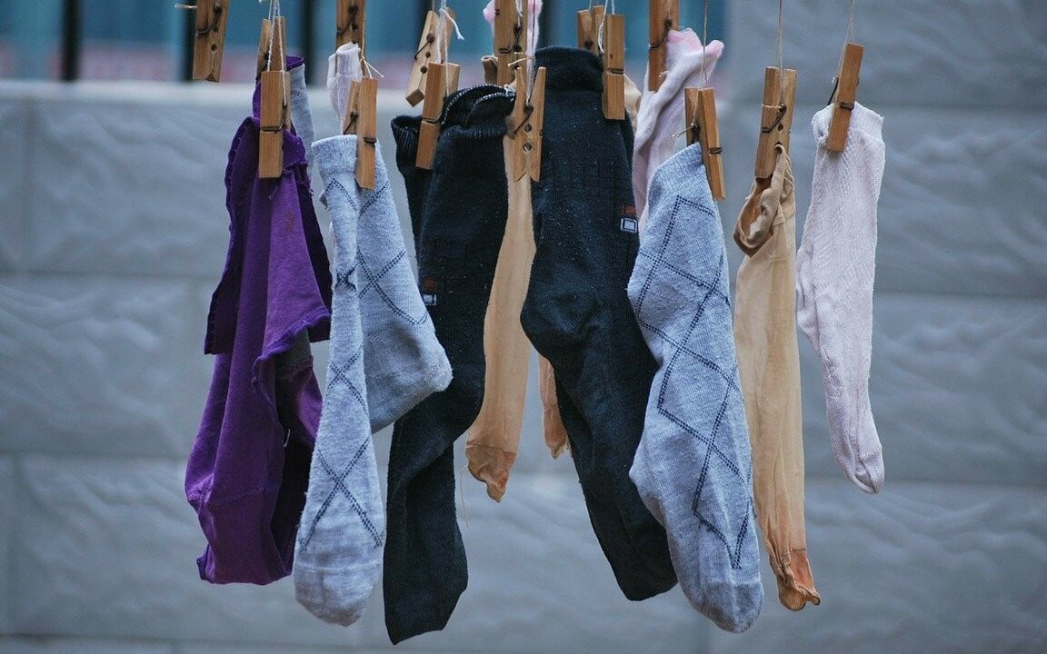 Illustrative example of used underwear and sock health policies