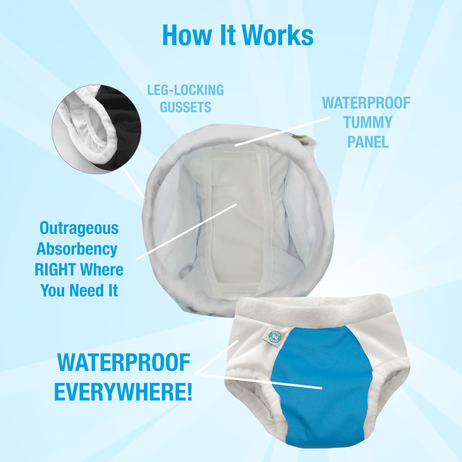 Illustrative example of wetting underwear