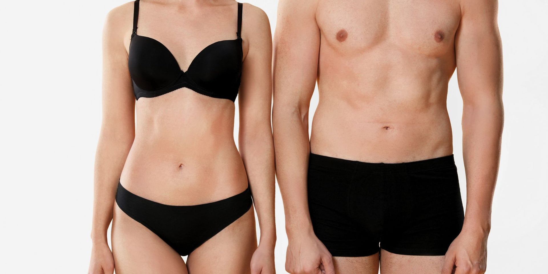 Illustrative example of women wear men underwear
