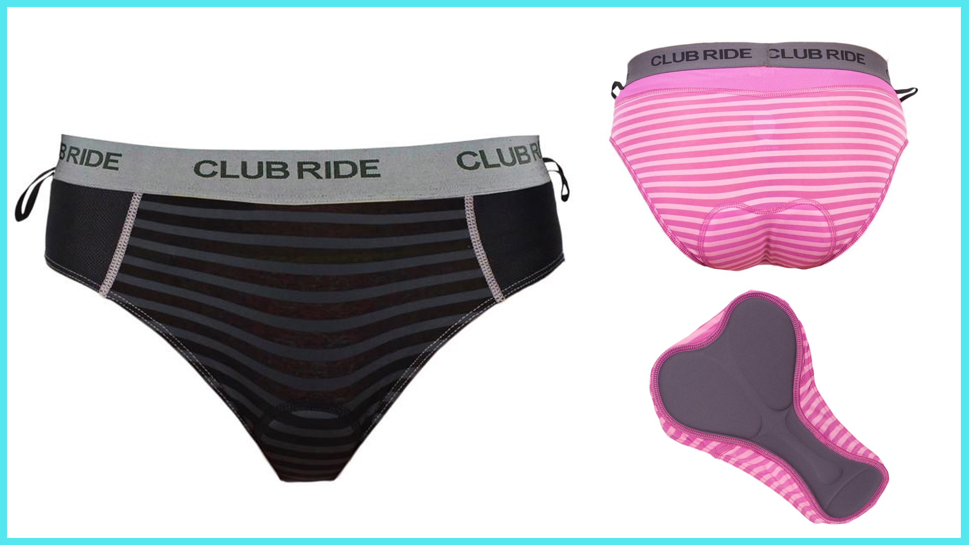Illustrative example of womens bike underwear