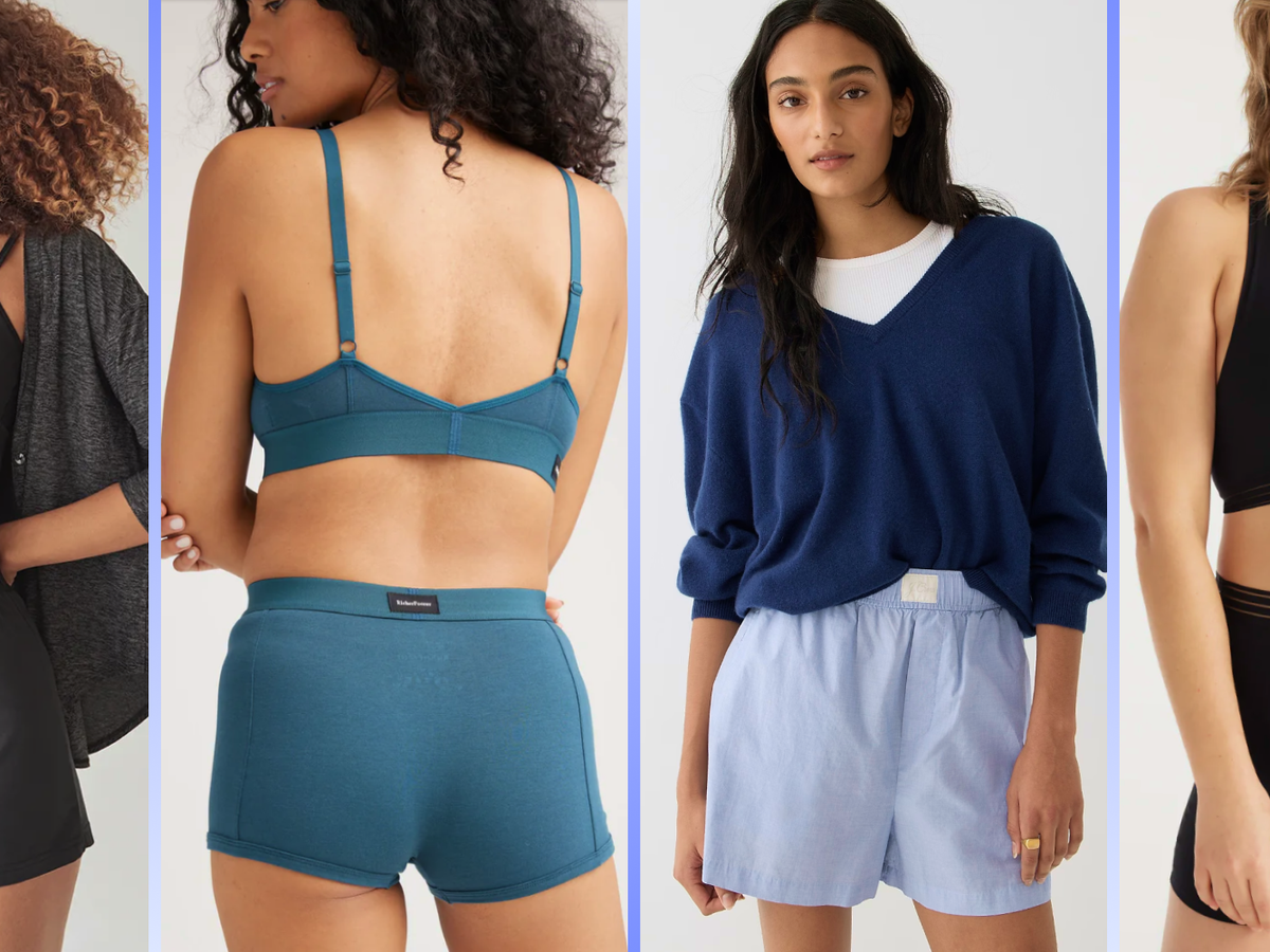 Illustrative example of womens boxer underwear
