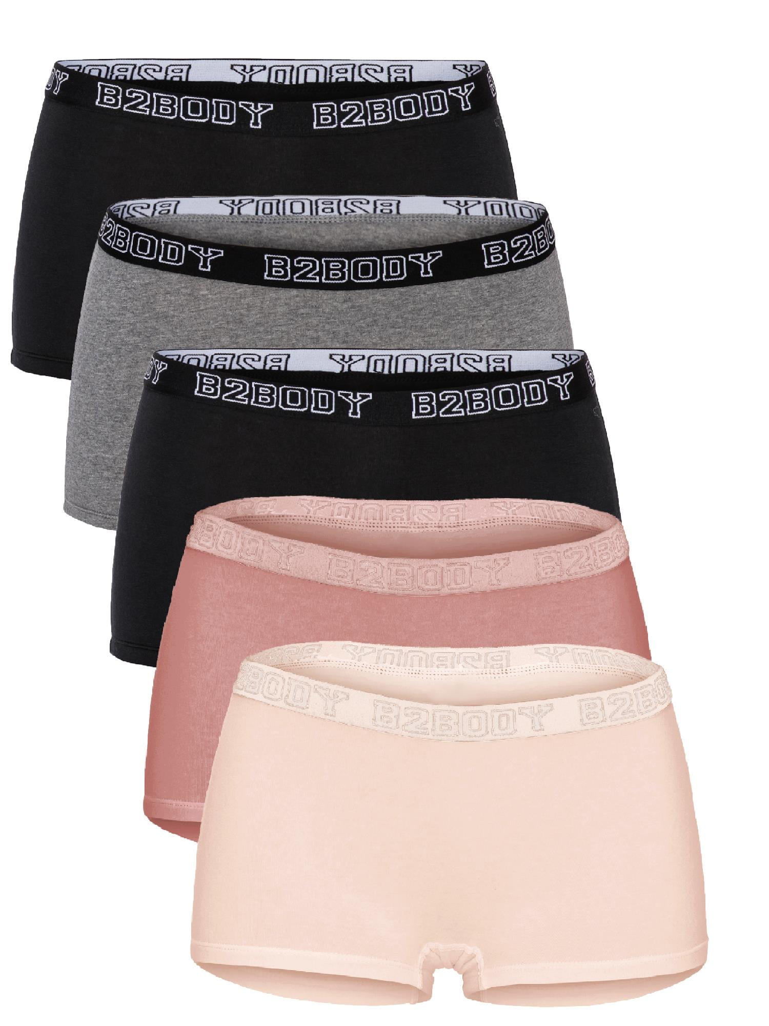 Illustrative example of women's cotton boyshort underwear