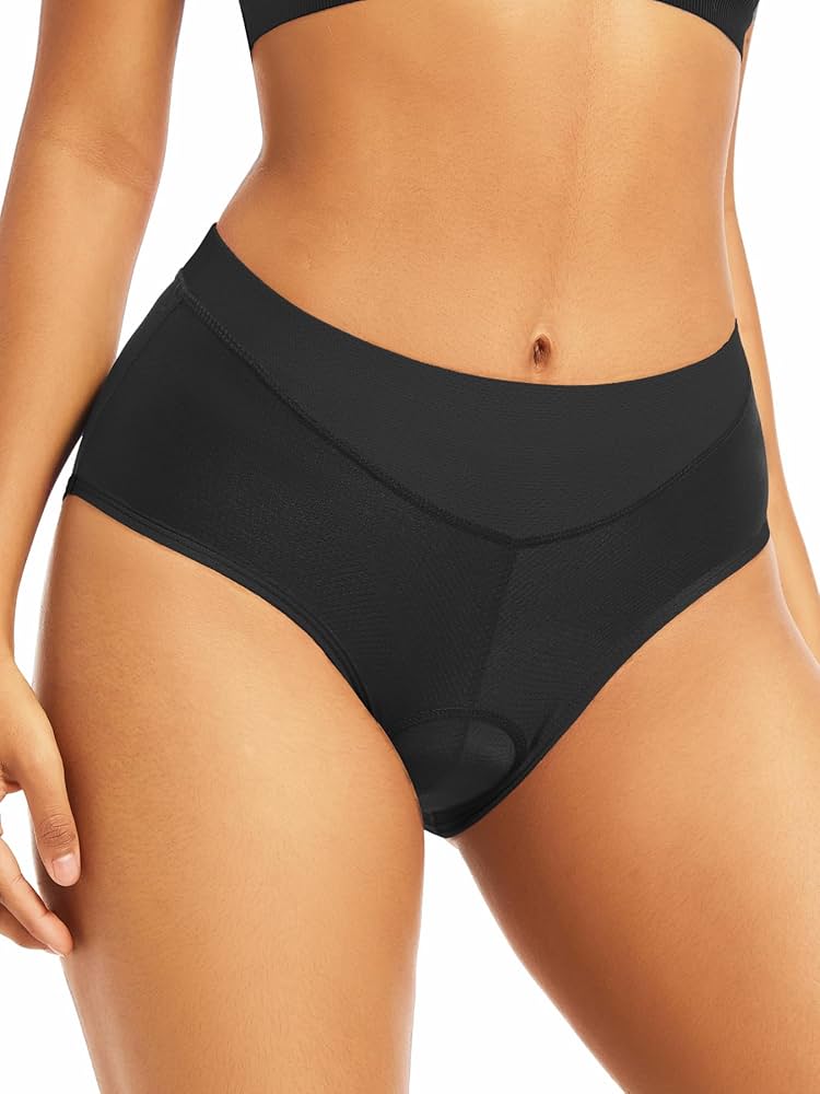 Illustrative example of womens padded cycling underwear