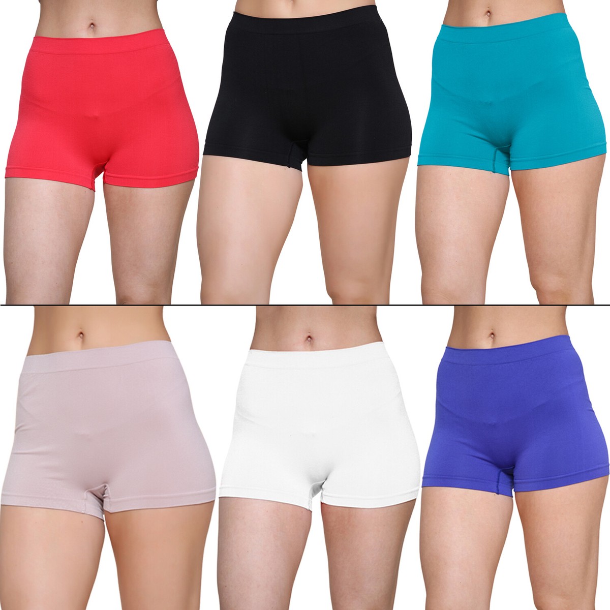 Illustrative example of women's plus size boxer underwear